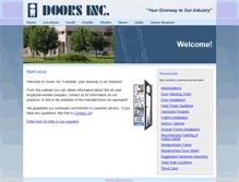 Tablet Screenshot of doorsinciowa.com